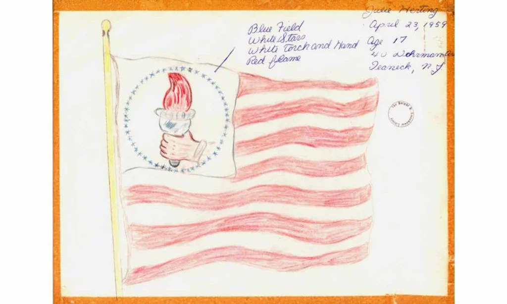 American Flag - 8. Julie Herting’s Hand and Torch Design